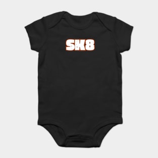 SK8 Fat Vintage Inspired Design Baby Bodysuit